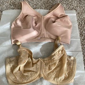 2 Glamorise Bras size 36H